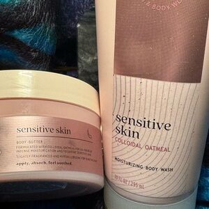 Sensitive Skin Colloidal Oatmeal Moisturizing Body Wash & Butter NWT BBW